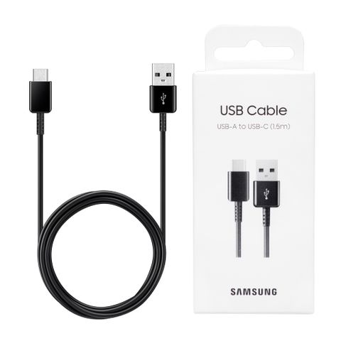 Samsung 三星 原廠USB Type-C 傳輸線 1.5M 新款黑 (台灣公司貨)