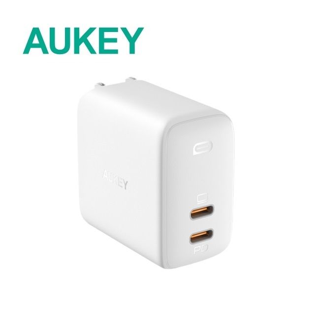 AUKEY 氮化鎵GaN系列(PA-B4) Duo 65W PD充電器-白- PChome 24h購物