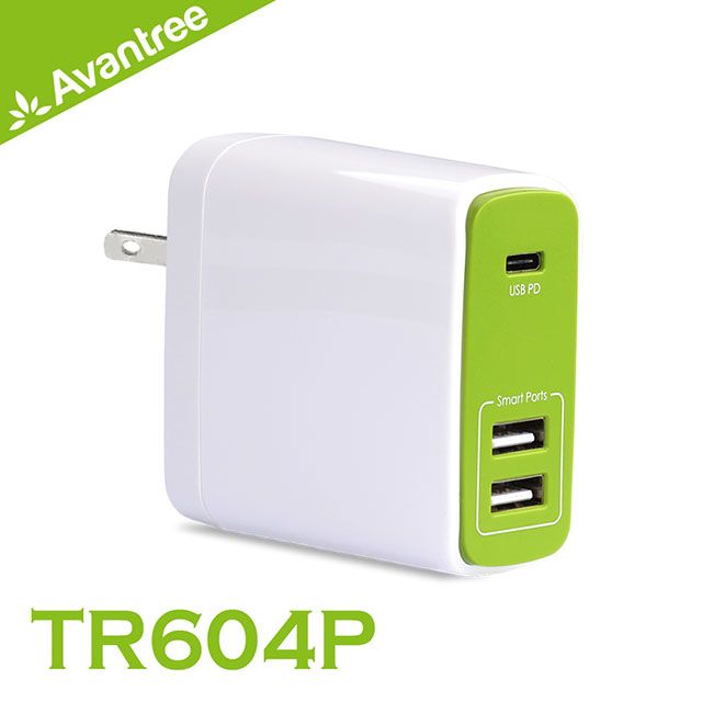 Avantree  TR604P Type-C PD快充/雙USB 3孔充電器