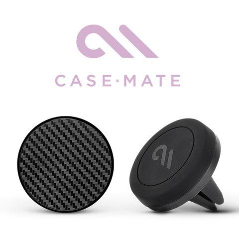 Case-Mate 美國  強力磁吸式手機車架組 碳纖維造型貼片