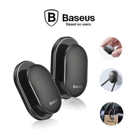 Baseus 倍思 小貝殼車用掛勾 多用途掛勾-黑色