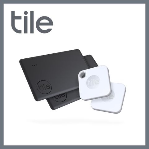 Tile 防丟小幫手-商務入門組-Slim(2個) + Mate3.0(2個) -四入組