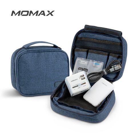MOMAX 1-World 手提3C 收納包(SR5)-藍