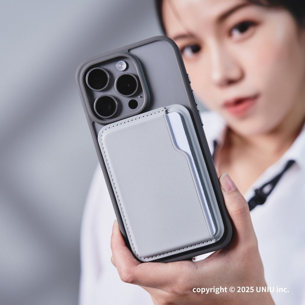 UNIU A2 感應卡包 (兼容 MagSafe) iPhone 卡套 / 悠遊卡 / 一卡通