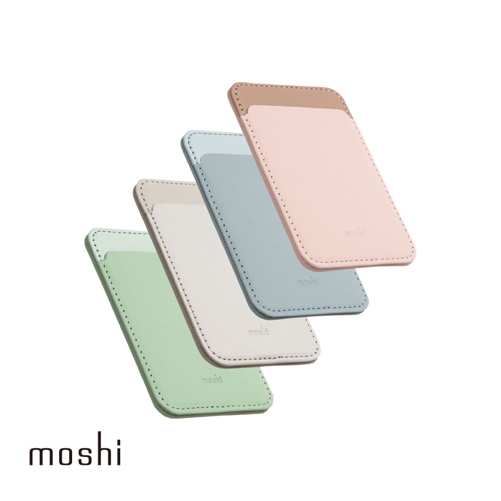 Moshi 摩仕 Magnetic Slim Wallet 磁吸卡套 - 霧境系列 (兼容MagSafe)