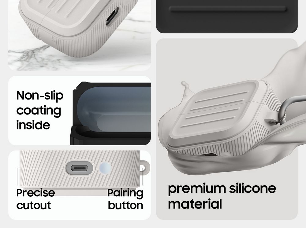 Non-slipcoatinginsidePrecisecutoutPairingbuttonpremium siliconematerial