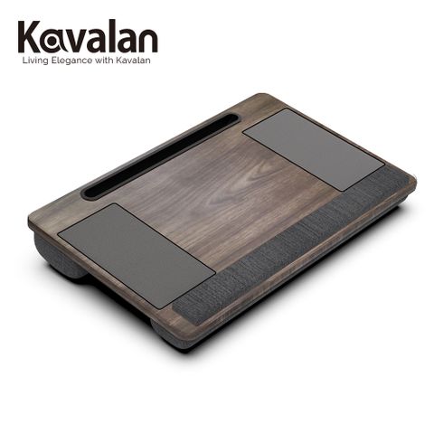 手提把設計,攜帶便利KAVALAN 膝上型筆電/平板桌K18橡木色