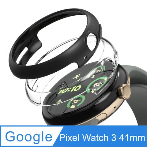 Rearth Ringke Google Pixel Watch 3 41mm 輕薄保護殼(1透1黑)