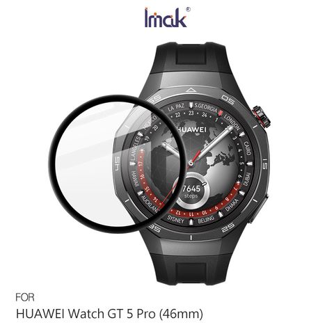 Imak HUAWEI Watch GT 5 Pro (46mm) 手錶保護膜-黑色