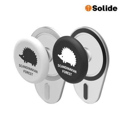 solide PIGGE POP 北歐小刺蝟正版授權磁吸氣囊支架