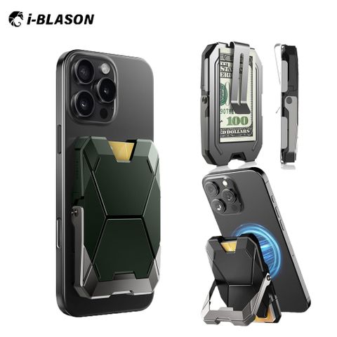 i-Blason MagSafe 金屬扣卡套 | 附支架