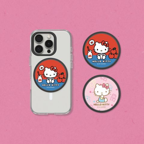 【犀牛盾】GRIP O (MagSafe兼容)磁吸手機支架｜Hello Kitty系列(多款可選)