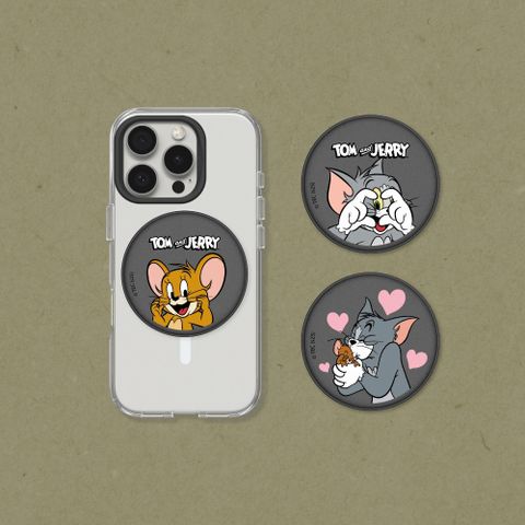 【犀牛盾】GRIP O (MagSafe兼容)磁吸手機支架｜湯姆貓與傑利鼠系列(多款可選)