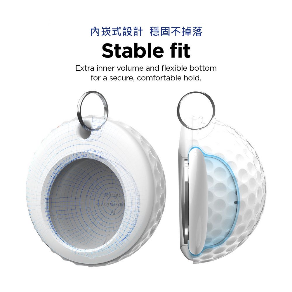 內崁式設計 穩固不掉落Stable fitExtra inner volume and flexible bottomfor a secure, comfortable hold.
