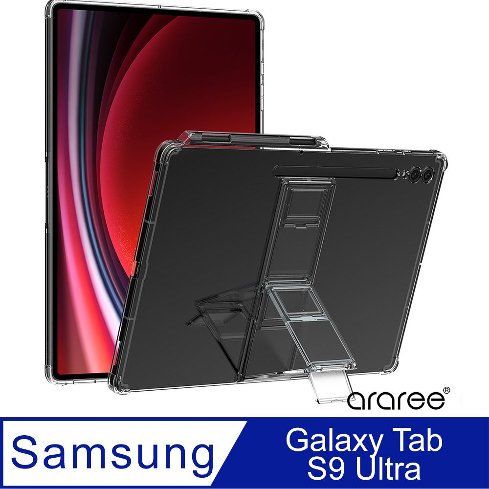Araree 三星Galaxy Tab S9 Ultra 平板抗震支架保護殼- PChome 24h購物