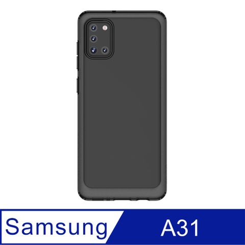 Samsung 三星 Galaxy A31 TPU 原廠炫彩背蓋 黑色 (台灣公司貨)