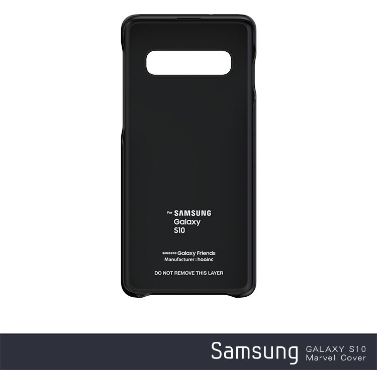 For GalaxySAMSUNG Galaxy FriendsManufacturer DO NOT REMOVE THIS LAYERSamsungGALAXY S10Marvel Cover