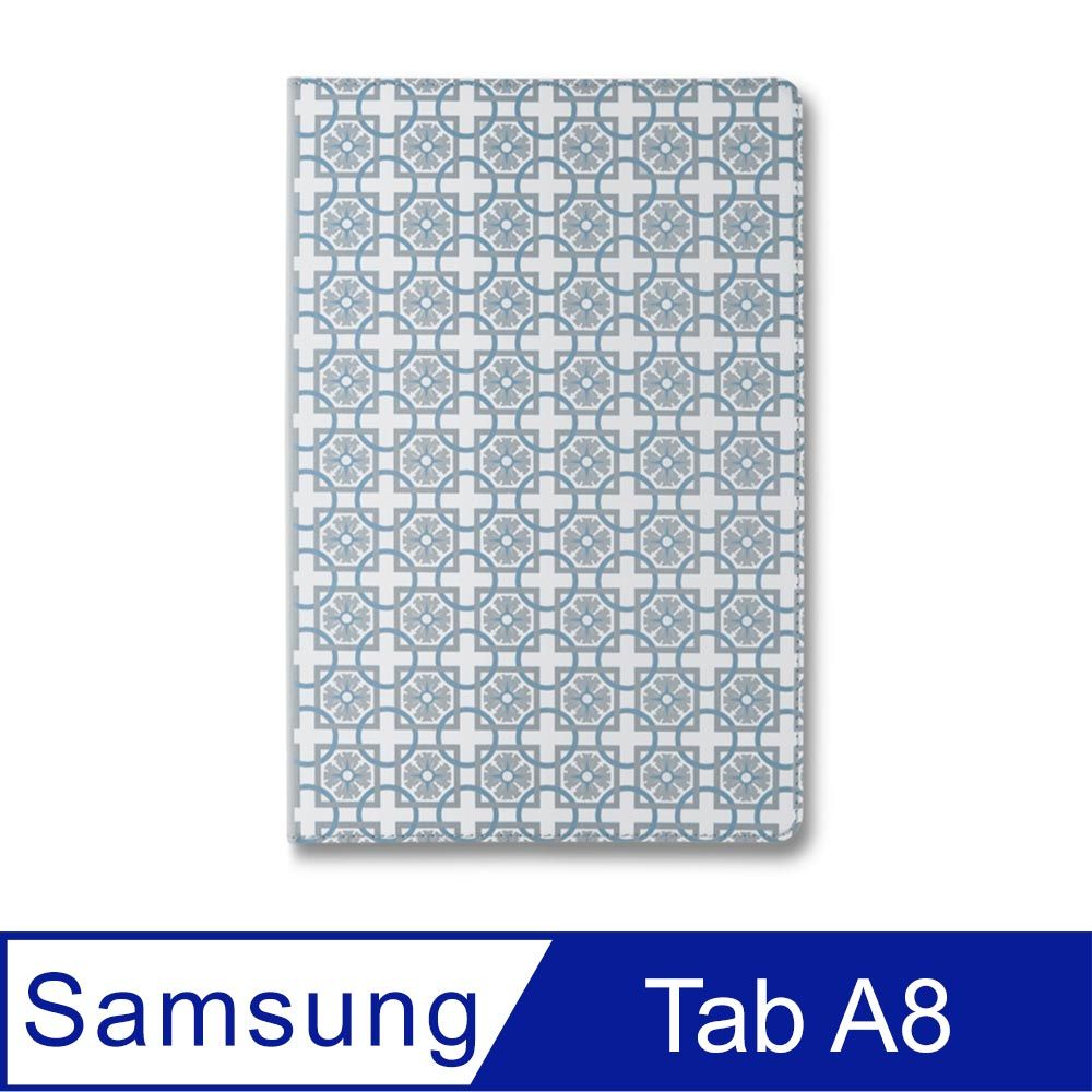 Samsung 三星 GALAXY Tab A8 花磚博物館聯名書本式保護殼 (X200/X205)