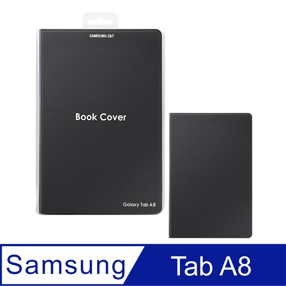 Samsung 三星 C&T ITFIT Galaxy Tab A8 X200/X205適用 原廠書本式保護殼 - 黑