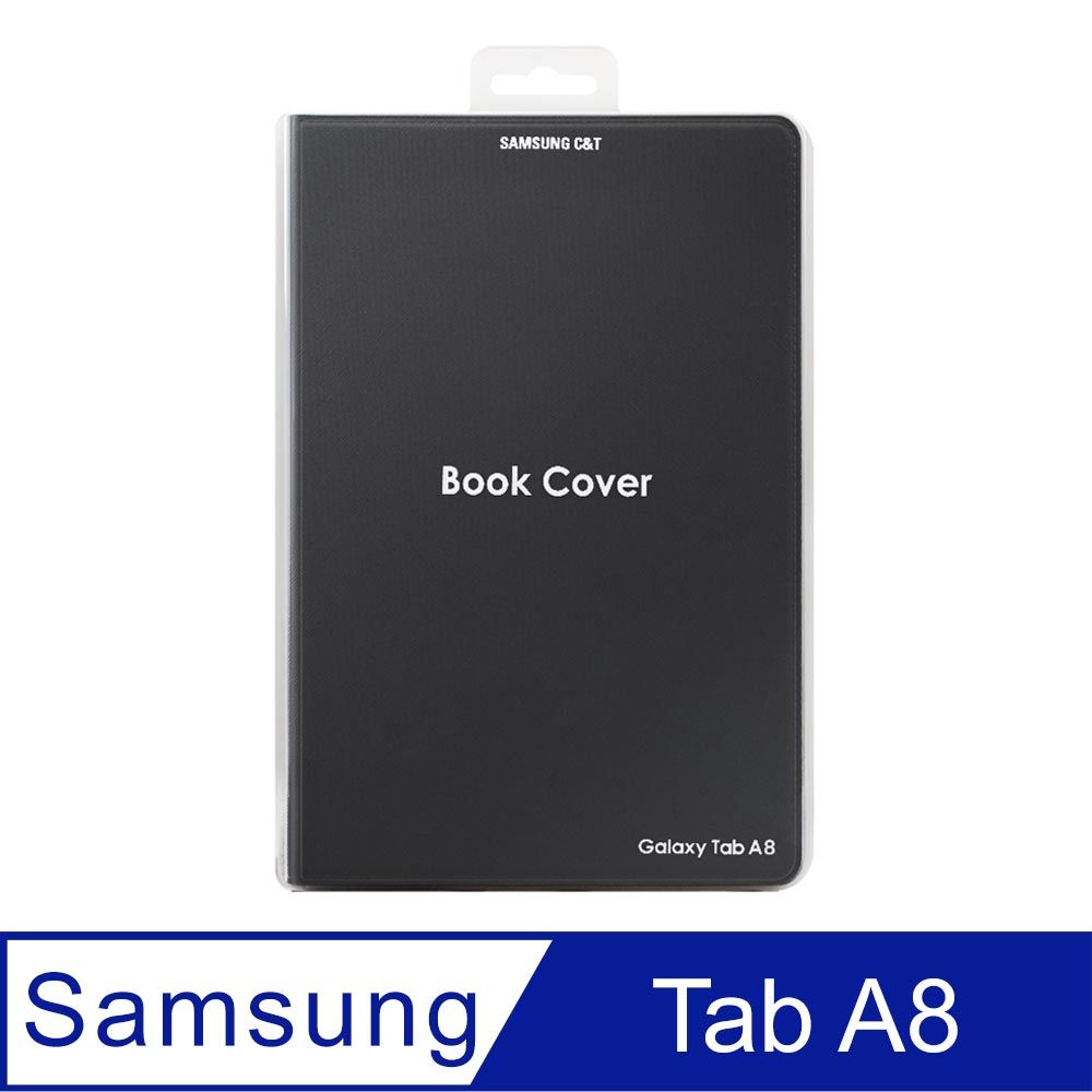 Samsung 三星 C&T ITFIT Galaxy Tab A8 X200/X205適用 原廠書本式保護殼 - 黑