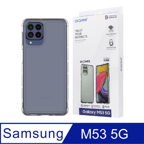 Samsung 三星 原廠 Galaxy M53 5G KDLab 輕薄防護背蓋 - 透明 (公司貨)