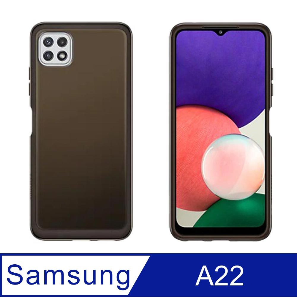 Samsung 三星  Galaxy A22 5G原廠 輕薄透視背蓋【黑】