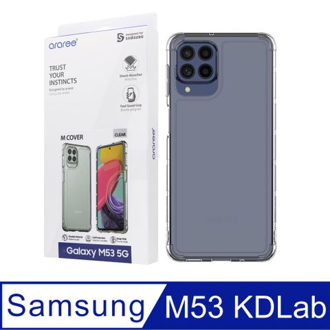 Samsung 三星 (買一送一) 原廠公司貨 M53 5G 輕薄防護背蓋 - 透明 (盒裝)