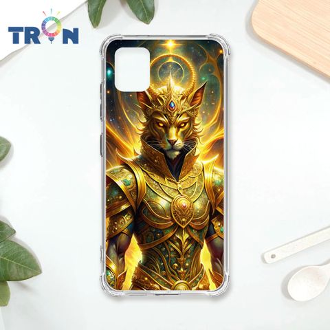TRON 三星 NOTE 10 LITE 身披金甲的貓 四角防摔殼 手機殼