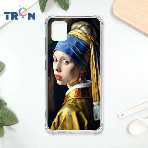 TRON 三星 NOTE 10 LITE 戴頭巾的少女 四角防摔殼 手機殼