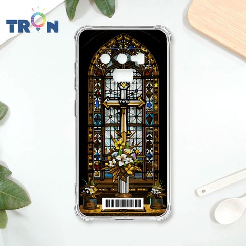 TRON 三星 NOTE 9 十字架彩繪玻璃  載具 四角防摔殼 手機殼