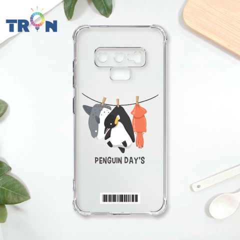 TRON 三星 NOTE 9 曬企鵝  載具 四角防摔殼 手機殼