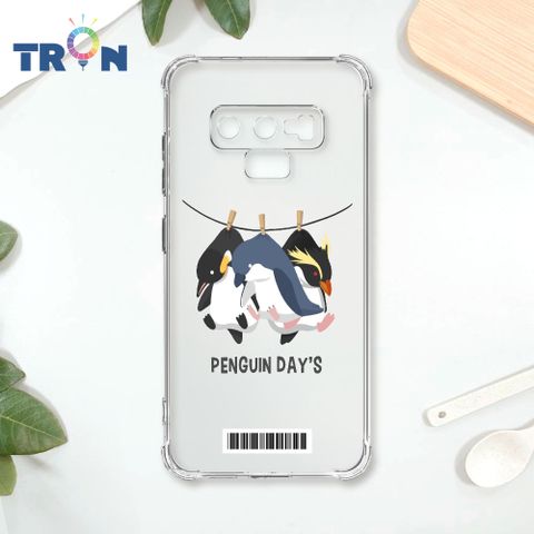 TRON 三星 NOTE 9 曬多種企鵝  載具 四角防摔殼 手機殼