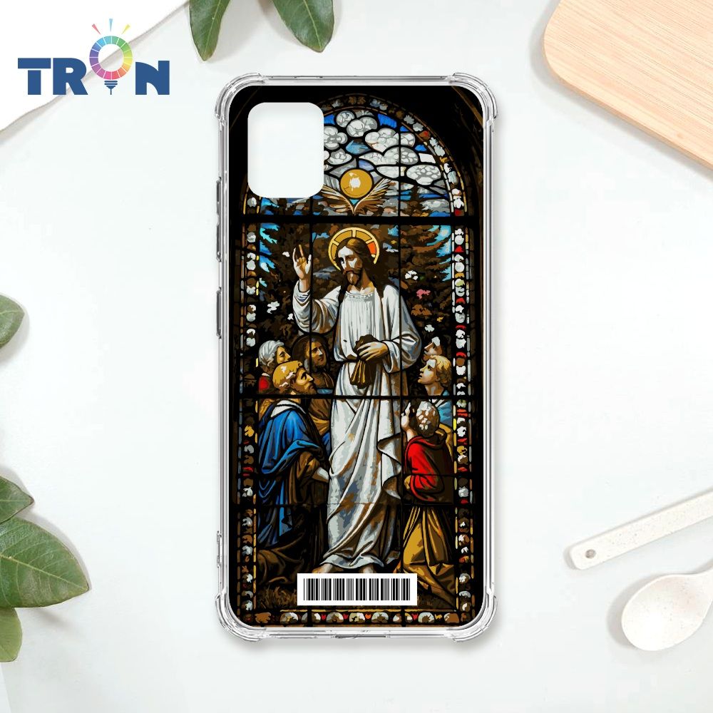 TRON 三星 NOTE 10 LITE 耶穌彩繪玻璃  載具 四角防摔殼 手機殼