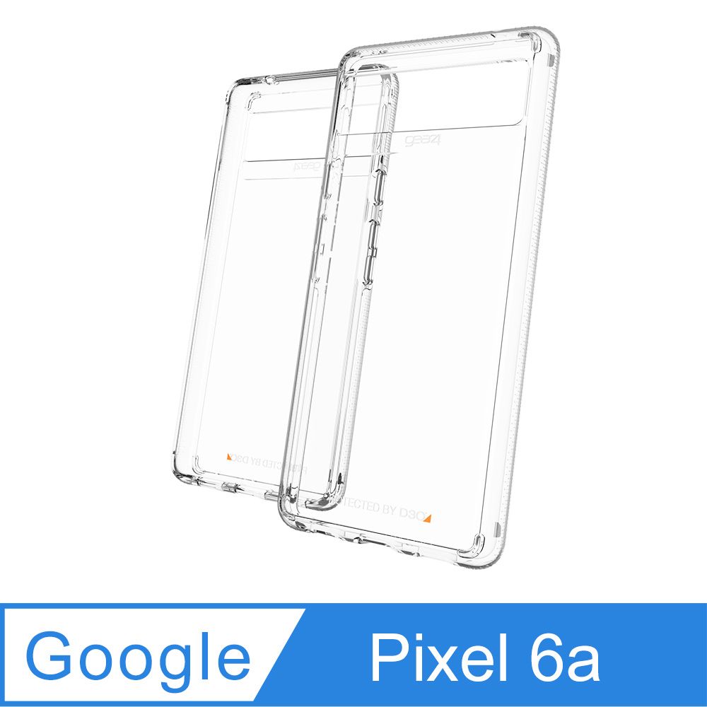 gear4  Google Pixel 6a D3O 水晶透明-抗菌軍規防摔保護殼