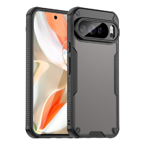 Google Pixel10 Pro XL 凡甲磨砂膚感半透明PC背蓋+TPU軟邊框手機殼保護殼保護套