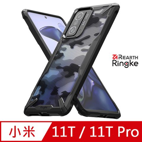 Ringke Fusion X小米 11T / 11T Pro 透明迷彩 PC 防刮背蓋 + TPU 防摔防撞邊框 手機保護殼