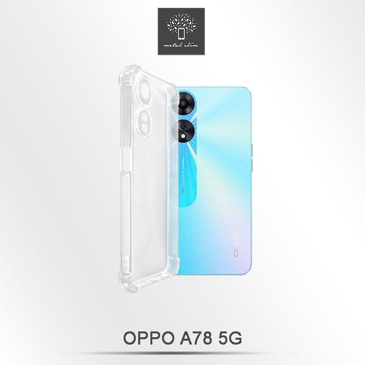 Metal-Slim OPPO A78 5G 精密挖孔 強化軍規防摔抗震手機殼