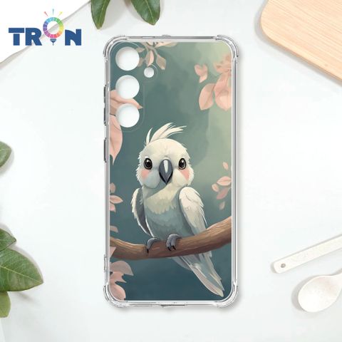 TRON 三星 S23 FE 可愛巴丹鸚鵡系列 四角防摔殼 手機殼