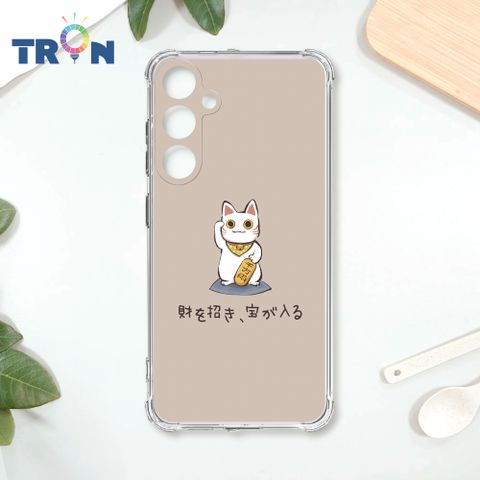 TRON 三星 S23 FE 俄羅斯方塊招財貓經典系列 四角防摔殼 手機殼