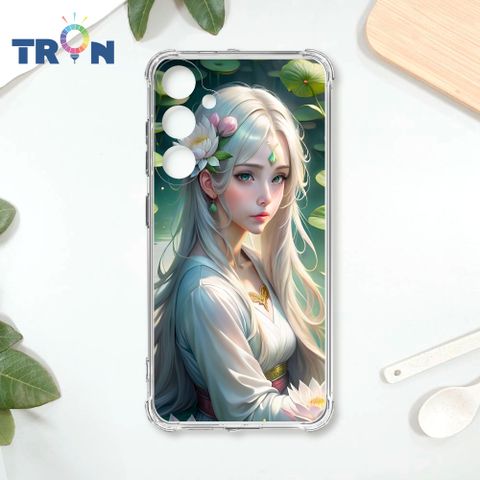 TRON 三星 S23 FE 荷葉中的少女 四角防摔殼 手機殼