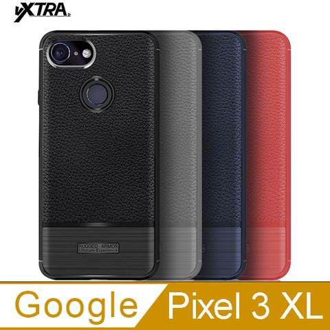 VXTRA for Google Pixel 3 XL防滑手感皮紋 軟性手機殼