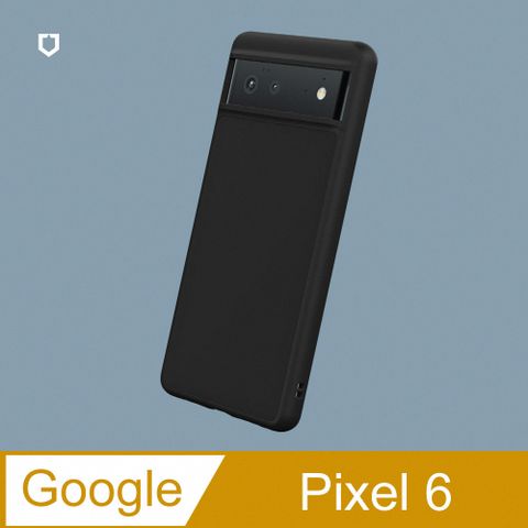 【犀牛盾】Google Pixel 6 (6.4吋) SolidSuit 經典防摔背蓋手機保護殼-黑色
