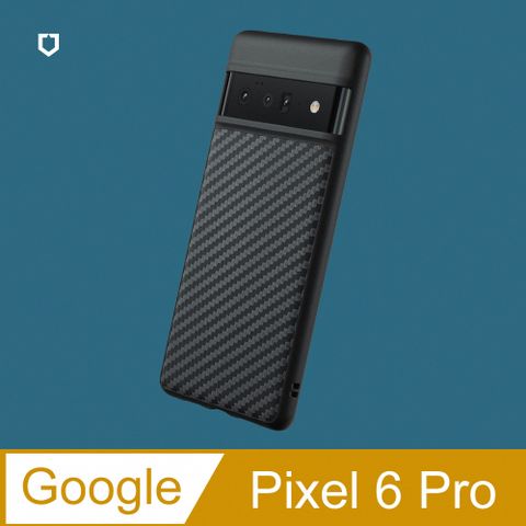 【犀牛盾】Google Pixel 6 Pro (6.7吋) SolidSuit 防摔背蓋手機保護殼-碳纖維紋路
