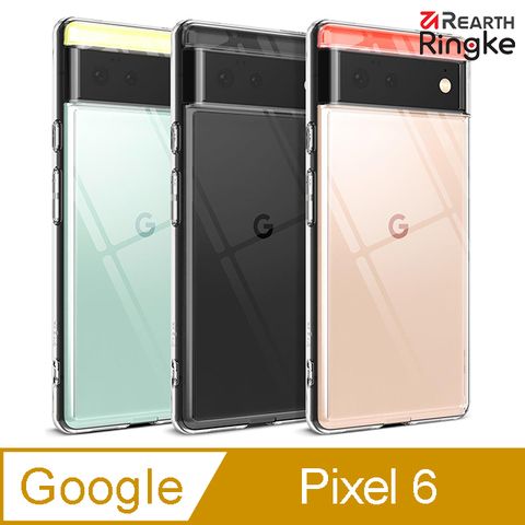 Ringke FusionGoogle Pixel 6 透明 PC 防刮背蓋 + TPU 防摔防撞邊框 手機保護殼
