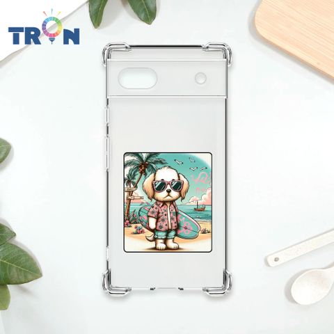 TRON GOOGLE Pixel 6A 夏日衝浪單圖 四角防摔殼 手機殼