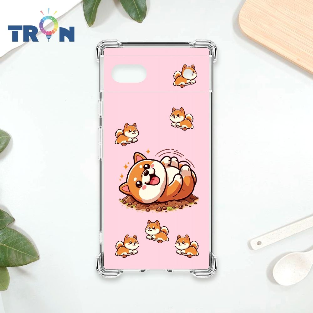  TRON GOOGLE Pixel 6A 柴犬翻滾 四角防摔殼 手機殼