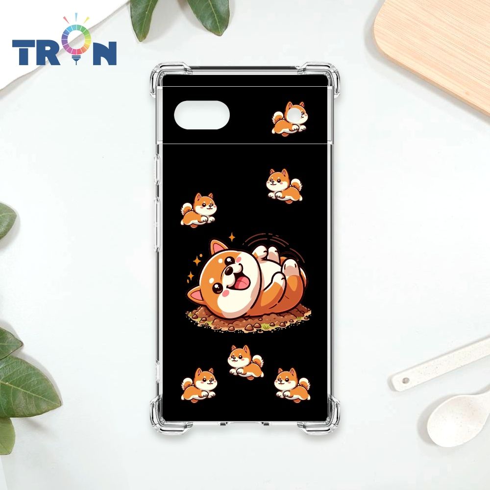  TRON GOOGLE Pixel 6A 柴犬翻滾 四角防摔殼 手機殼