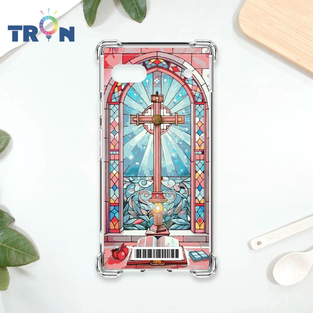  TRON GOOGLE Pixel 6A 十字架彩繪玻璃  載具 四角防摔殼 手機殼