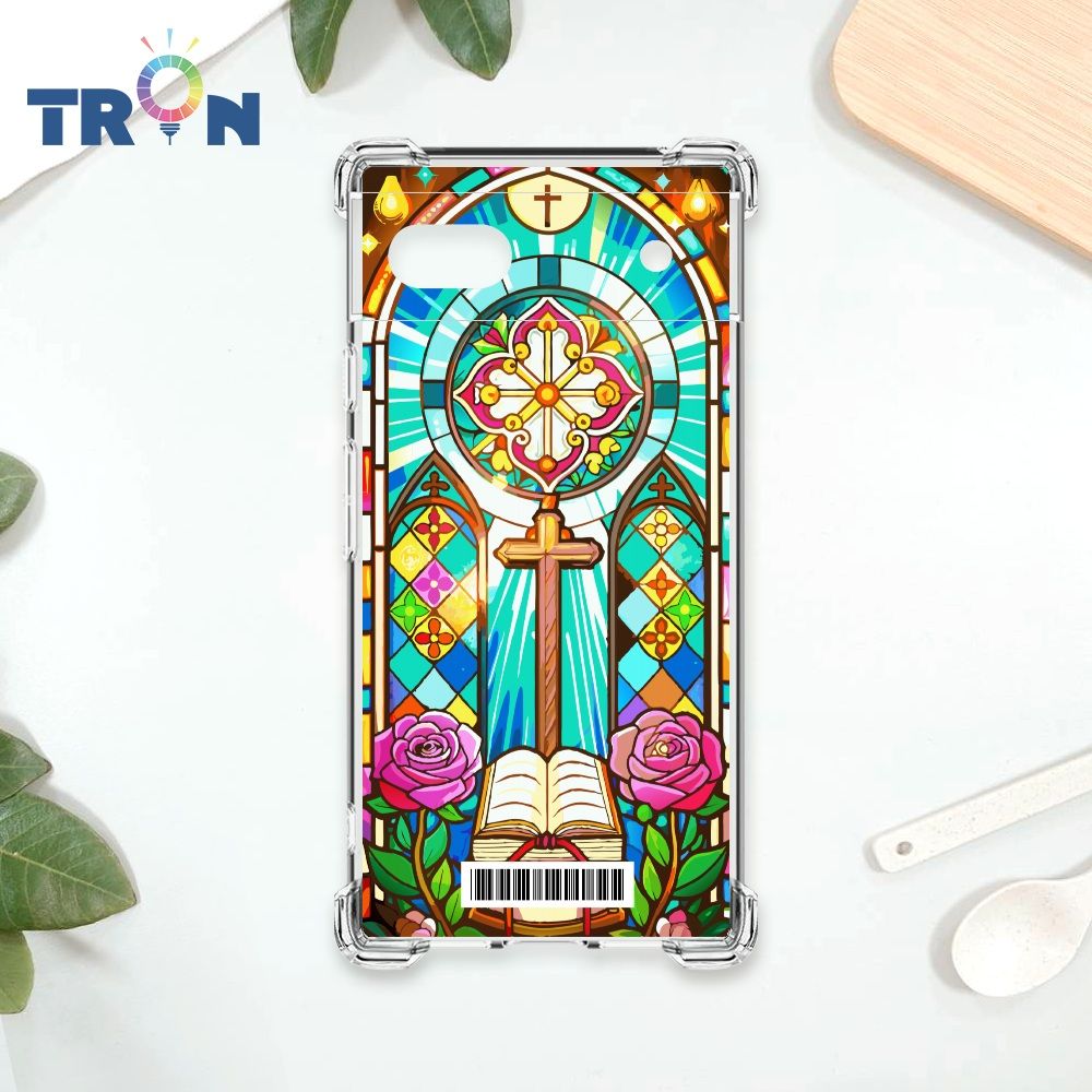  TRON GOOGLE Pixel 6A 十字架彩繪玻璃  載具 四角防摔殼 手機殼