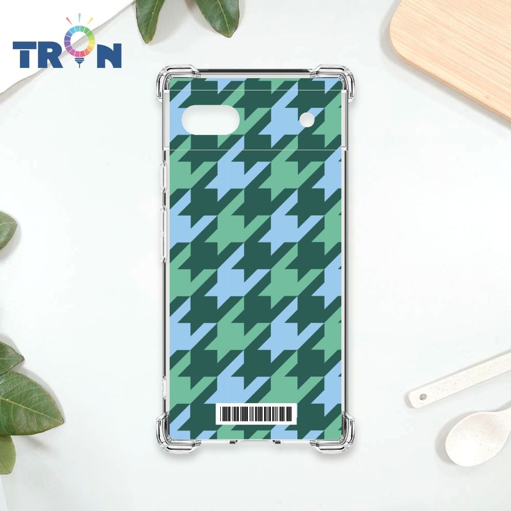  TRON GOOGLE Pixel 6A 撞色千鳥紋  載具 四角防摔殼 手機殼